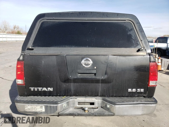 2004 Nissan Titan SE with VIN 1N6AA06A34N578875, listed as a Copart auction lot 81799754 with 240,085 mi miles and Salvage Title. Bid and sale history available at carsss.com. Image 6.