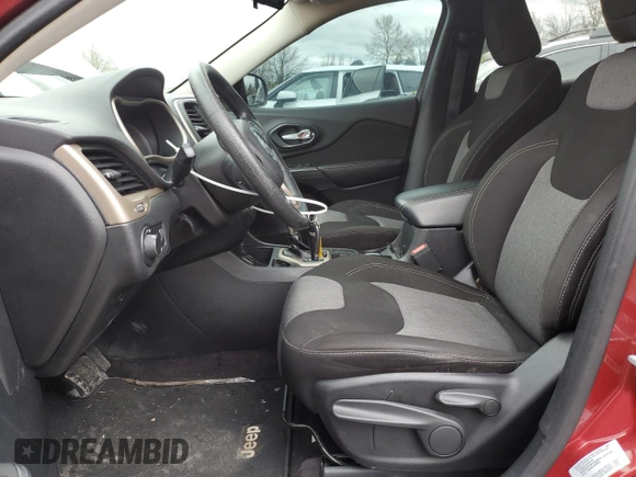 2016 Jeep Cherokee Altitude with VIN 1C4PJLAB1GW302871, listed as a Copart auction lot 50907565 with 154,207 mi miles and Salvage Title. Bid and sale history available at carsss.com. Image 7.