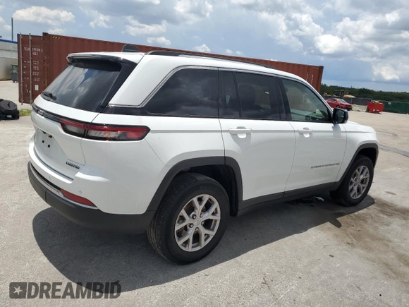 2022 Jeep Grand Cherokee Limited with VIN 1C4RJHBG6N8609664, listed as a Copart auction lot 62375995 with 47,703 mi miles and Salvage title. Bid and sale history available at DreamBid. Image 3.