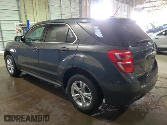 2017 Chevrolet Equinox LS with VIN 2GNALBEK3H1562189, listed as a Copart auction lot 49695405 with 44,731 mi miles and Clean Title. Bid and sale history available at carsss.com. Image 2.