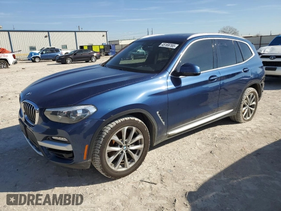 2019 BMW X3 sDrive30i with VIN 5UXTR7C5XKLF32300, listed as a Copart auction lot 45169765 with 39,996 mi miles and Salvage Title. Bid and sale history available at carsss.com. Image 1.