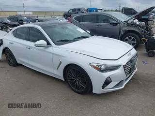 2019 Genesis G70 Advanced with VIN KMTG34LA8KU027252, listed as a IAAI auction lot 41697822 with 130,086 mi miles and . Bid and sale history available at DreamBid. Image 1.