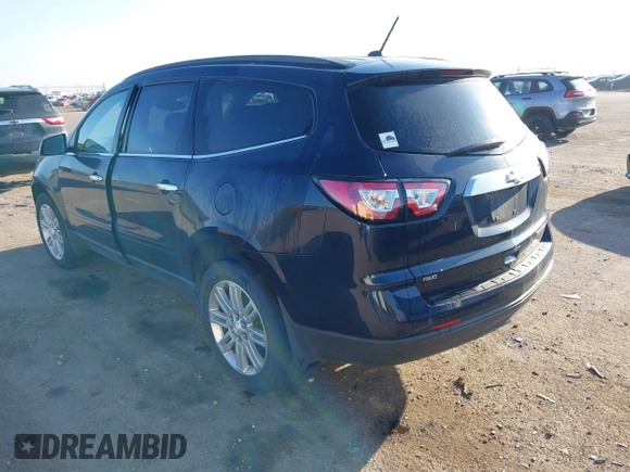 2015 Chevrolet Traverse LT with VIN 1GNKVGKD9FJ381764, listed as a IAAI auction lot 41998902 with 96,370 mi miles and . Bid and sale history available at DreamBid. Image 3.