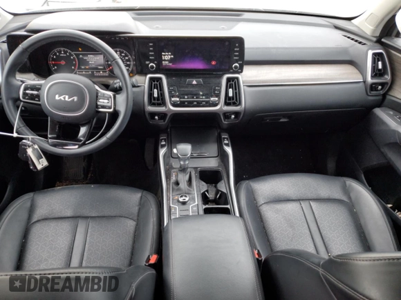 2023 Kia Sorento X-Line S with VIN 5XYRLDLC4PG224677, listed as a Copart auction lot 86957474 with 15,602 mi miles and Salvage Title. Bid and sale history available at DreamBid. Image 8.