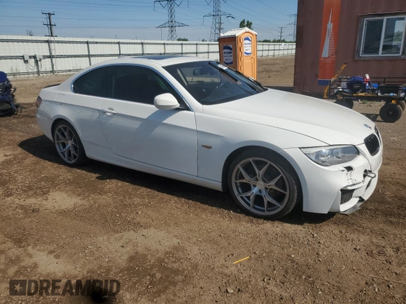 2013 BMW 3 Series 328i xDrive with VIN WBAKF3C59DJ385944, listed as a Copart auction lot 58465065 with Not provided miles and Salvage title. Bid and sale history available at DreamBid. Image 4.