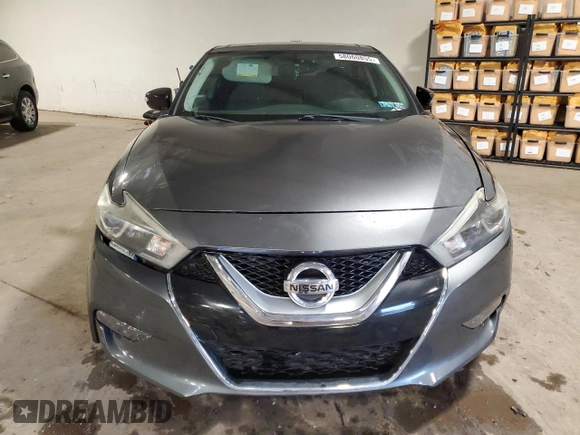 2017 Nissan Maxima SV with VIN 1N4AA6AP0HC383003, listed as a Copart auction lot 58060855 with 123,990 mi miles and Salvage title. Bid and sale history available at DreamBid. Image 5.
