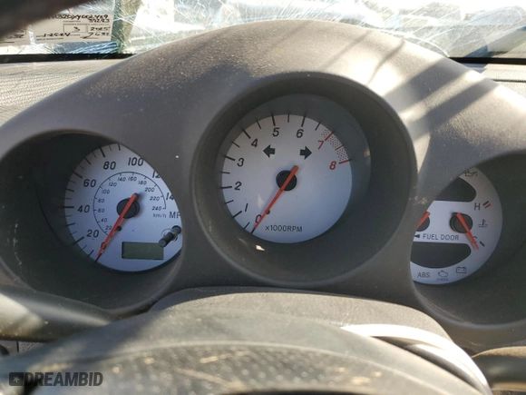 2000 Toyota MR2 Spyder with VIN JTDFR320XY0020489, listed as a Copart auction lot 75920154 with NaN miles and Salvage Title. Bid and sale history available at carsss.com. Image 9.