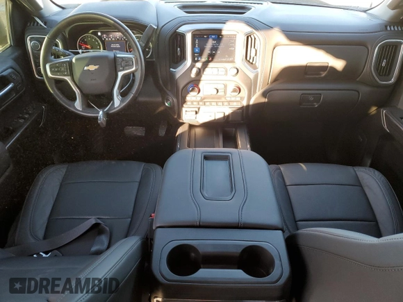 2020 Chevrolet Silverado 1500 LTZ with VIN 1GCUYGEL9LZ376654, listed as a Copart auction lot 89134425 with 33,529 mi miles and Salvage Title. Bid and sale history available at DreamBid. Image 8.