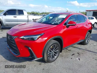 2025 Lexus NX with VIN 2T2ADCAZ8SC018984, listed as a IAAI auction lot 41641184 with 14,489 mi miles. Bid and sale history available at carsss.com. Image 18.