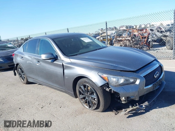 2017 Infiniti Q50 Premium with VIN JN1EV7AP3HM742461, listed as a IAAI auction lot 41307826 with 82,486 mi miles and . Bid and sale history available at DreamBid. Image 6.