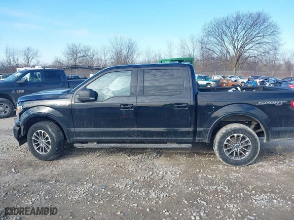 2018 Ford F-150 XL with VIN 1FTEW1EP5JFB66156, listed as a IAAI auction lot 41696600 with 103,901 mi miles. Bid and sale history available at carsss.com. Image 14.