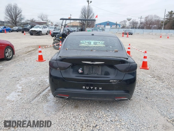 2016 Chrysler 200 S with VIN 1C3CCCBBXGN115906, listed as a IAAI auction lot 41510767 with 211,936 mi miles. Bid and sale history available at carsss.com. Image 15.