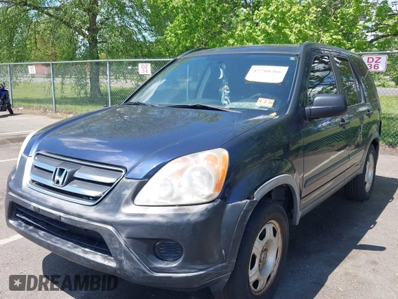 2006 Honda CR-V LX with VIN JHLRD785X6C030024, listed as a IAAI auction lot 42210266 with 108,010 mi miles and . Bid and sale history available at carsss.com. Image 2.