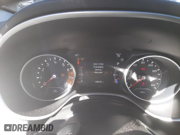 2021 Jeep Compass Limited with VIN 3C4NJCCB5MT545637, listed as a Copart auction lot 43044455 with 108,378 mi miles and Salvage title. Bid and sale history available at DreamBid. Image 9.