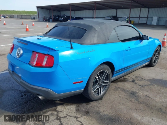 2011 Ford Mustang V6 with VIN 1ZVBP8EM9B5120722, listed as a IAAI auction lot 41762103 with 203,483 mi miles and . Bid and sale history available at DreamBid. Image 4.