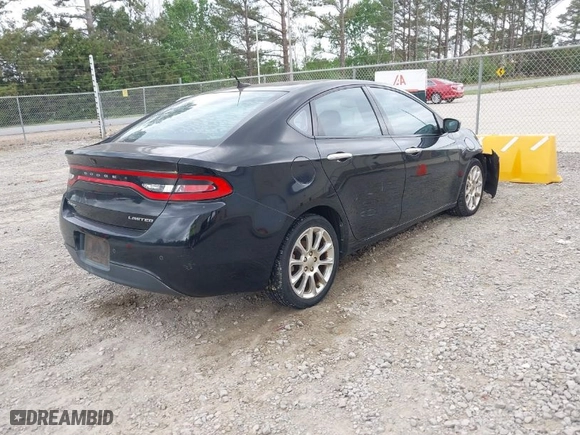 2013 Dodge Dart Limited with VIN 1C3CDFCA8DD133116, listed as a IAAI auction lot 41960074 with 1 mi miles. Bid and sale history available at carsss.com. Image 4.