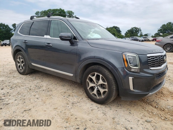 2021 Kia Telluride EX z VIN 5XYP34HC1MG174218, wystawiony jako Copart lot #59498635 z przebiegiem 82 767 mil mil oraz Szkoda całkowita • Salvage title. Historia ofert i sprzedaży dostępna na DreamBid. Obrazek 4.