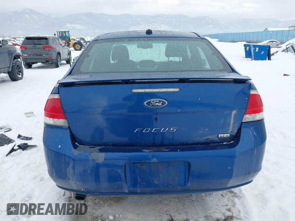 2008 Ford Focus SE with VIN 1FAHP35N58W185875, listed as a IAAI auction lot 41569411 with 185,579 mi miles. Bid and sale history available at carsss.com. Image 17.