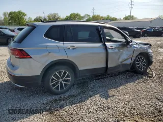 2021 Volkswagen Tiguan S with VIN 3VV1B7AX7MM133023, listed as a Copart auction lot 55229545 with 57,228 mi miles and Salvage title. Bid and sale history available at DreamBid. Image 3.