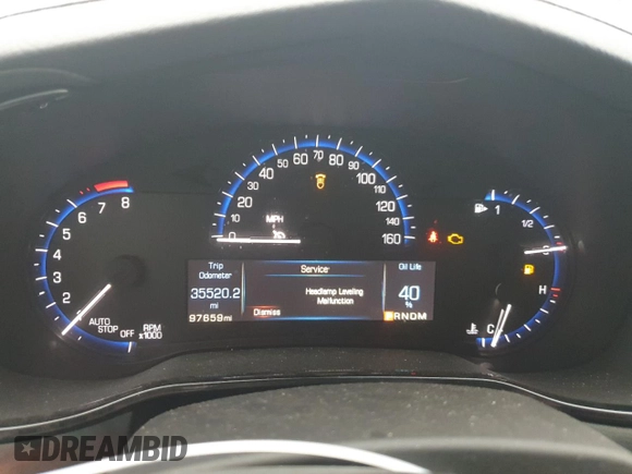 2016 Cadillac CTS Luxury Collection AWD with VIN 1G6AX5SX0G0196459, listed as a Copart auction lot 43444645 with 97,659 mi miles and Clean Title. Bid and sale history available at DreamBid. Image 9.