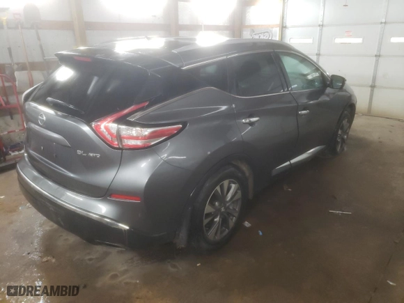 2015 Nissan Murano S with VIN 5N1AZ2MHXFN291572, listed as a Copart auction lot 80980374 with 171,996 mi miles and Salvage Title. Bid and sale history available at carsss.com. Image 3.