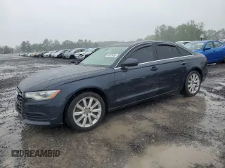 2015 Audi A6 Premium Plus with VIN WAUGFAFC5FN033265, listed as a Copart auction lot 58233495 with 123,547 mi miles and Clean title. Bid and sale history available at DreamBid. Image 1.
