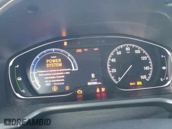 2020 Honda Accord with VIN 1HGCV3F12LA010285, listed as a Copart auction lot 88523845 with 62,360 mi miles and Salvage Title. Bid and sale history available at DreamBid. Image 9.