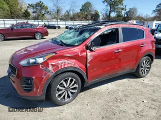 2018 Kia Sportage EX with VIN KNDPN3ACXJ7413370, listed as a Copart auction lot 50343735 with 67,008 mi miles and Salvage Title. Bid and sale history available at DreamBid. Image 1.