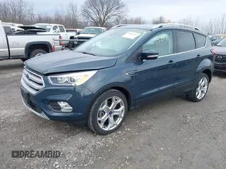 2019 Ford Escape Titanium with VIN 1FMCU9J95KUC28621, listed as a IAAI auction lot 41825297 with 60,373 mi miles. Bid and sale history available at carsss.com. Image 18.