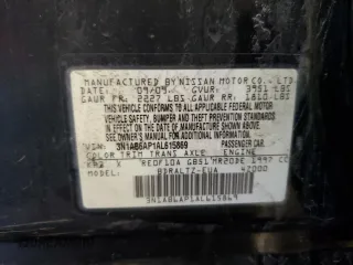 2010 Nissan Sentra SR with VIN 3N1AB6AP1AL615869, listed as a Copart auction lot 53064015 with 144,075 mi miles and Non Repairable. Bid and sale history available at DreamBid. Image 12.