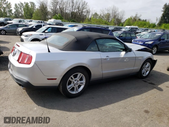 2012 Ford Mustang V6 with VIN 1ZVBP8EM2C5232635, listed as a Copart auction lot 54403495 with 69,880 mi miles and Salvage title. Bid and sale history available at DreamBid. Image 3.