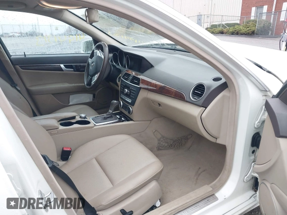2012 Mercedes-Benz C-Class C 300 Sport with VIN WDDGF8BB3CA692642, listed as a IAAI auction lot 41941313 with 119,021 mi miles. Bid and sale history available at carsss.com. Image 5.