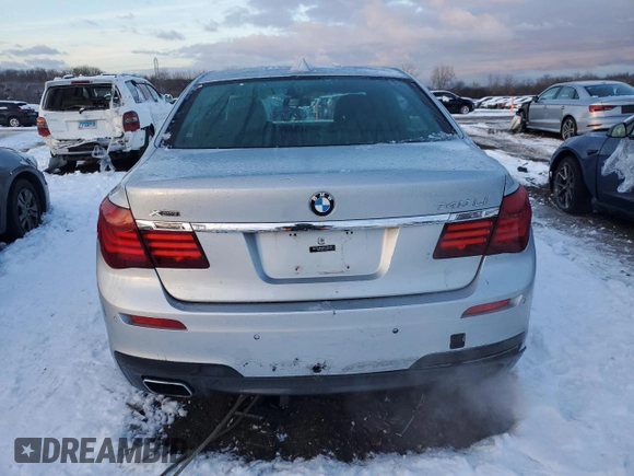2014 BMW 7 Series 740Li xDrive with VIN WBAYF4C57ED281954, listed as a Copart auction lot 85297394 with 63,535 mi miles and Salvage Title. Bid and sale history available at carsss.com. Image 6.