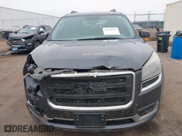 2014 GMC Acadia SLE with VIN 1GKKVPKD4EJ241701, listed as a IAAI auction lot 40790474 with 143,554 mi miles and . Bid and sale history available at carsss.com. Image 6.