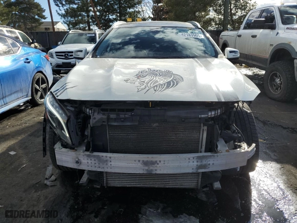 2015 Mercedes-Benz GLA-Class GLA 250 with VIN WDCTG4GB3FJ068152, listed as a Copart auction lot 42183905 with NaN miles and Salvage Title. Bid and sale history available at carsss.com. Image 5.