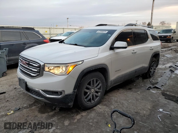 2017 GMC Acadia SLT with VIN 1GKKNULSXHZ224015, listed as a Copart auction lot 42395025 with 118,112 mi miles and Salvage Title. Bid and sale history available at carsss.com. Image 1.