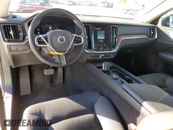 2024 Volvo S60 Plus Dark Theme with VIN 7JRL12FLXRG315532, listed as a Copart auction lot 88744175 with 14,597 mi miles and Salvage title. Bid and sale history available at DreamBid. Image 8.