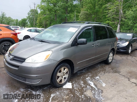 2004 Toyota Sienna CE with VIN 5TDZA23C84S000367, listed as a IAAI auction lot 42176600 with 182,817 mi miles and . Bid and sale history available at DreamBid. Image 2.