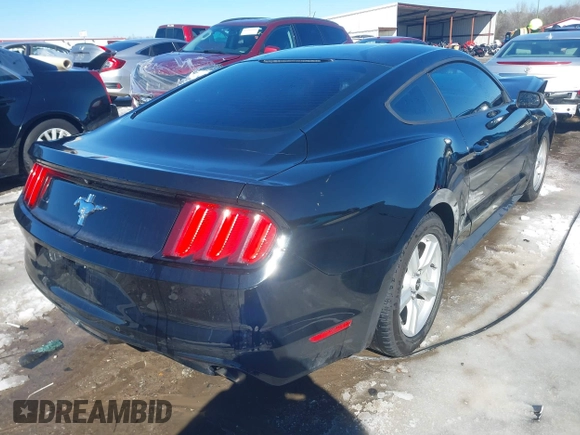 2015 Ford Mustang V6 with VIN 1FA6P8AM3F5379843, listed as a IAAI auction lot 41628091 with 88,272 mi miles and . Bid and sale history available at DreamBid. Image 4.