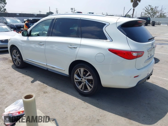 2013 Infiniti JX35 с VIN 5N1AL0MM0DC308522, выставлен на аукционе IAAI как лот 42497631 с пробегом 181 935 миль миль и . История ставок и продаж доступна на DreamBid. Изображение 3.