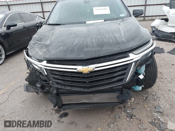 2024 Chevrolet Equinox LT with VIN 3GNAXKEG2RL201813, listed as a IAAI auction lot 42262402 with 21,804 mi miles and . Bid and sale history available at DreamBid. Image 13.