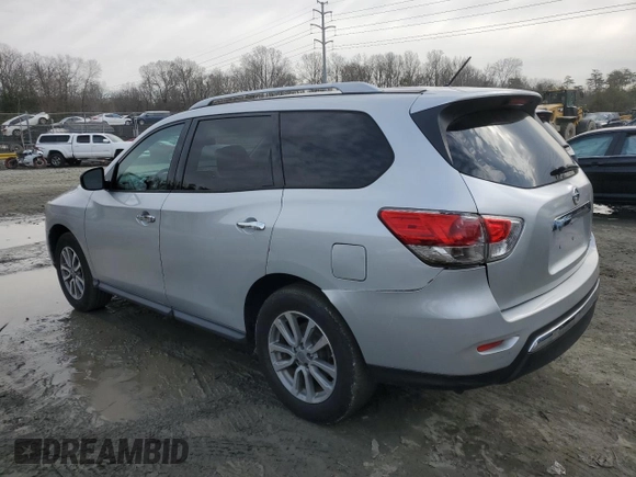 2016 Nissan Pathfinder SV with VIN 5N1AR2MM0GC618149, listed as a Copart auction lot 46074295 with 59,712 mi miles and Clean Title. Bid and sale history available at carsss.com. Image 2.