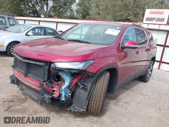 2022 Chevrolet Traverse LT with VIN 1GNERHKWXNJ131456, listed as a IAAI auction lot 41700633 with 48,952 mi miles and . Bid and sale history available at DreamBid. Image 19.