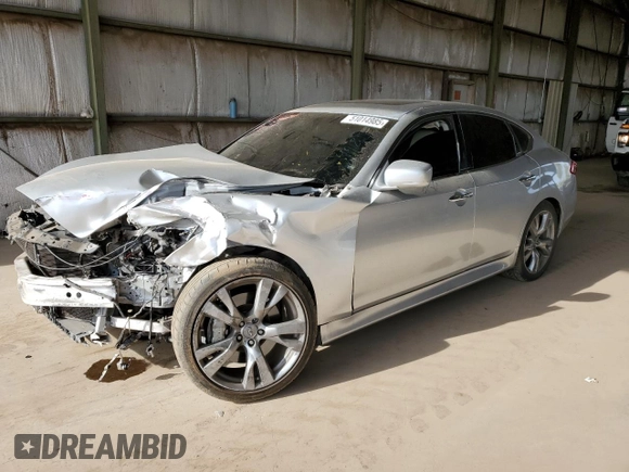 2011 Infiniti M with VIN JN1BY1APXBM324638, listed as a Copart auction lot 51014985 with 194,447 mi miles and Salvage title. Bid and sale history available at DreamBid. Image 1.