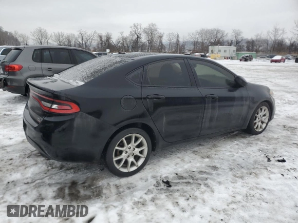 2013 Dodge Dart SXT z VIN 1C3CDFBH1DD134882, wystawiony jako Copart lot #43856205 z przebiegiem 124 629 mil mil oraz Czysty tytuł • Clean title. Historia ofert i sprzedaży dostępna na DreamBid. Obrazek 3.