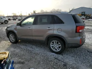 2014 Kia Sorento LX with VIN 5XYKTDA73EG548725, listed as a Copart auction lot 89277625 with 125,847 mi miles and Salvage Title. Bid and sale history available at carsss.com. Image 2.