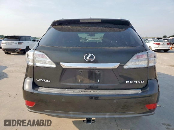 2011 Lexus RX 350 with VIN 2T2ZK1BA3BC063675, listed as a Copart auction lot 57268195 with 130,554 mi miles and Salvage title. Bid and sale history available at DreamBid. Image 6.