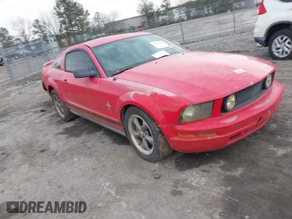 2006 Ford Mustang Standard with VIN 1ZVHT80N465163375, listed as a IAAI auction lot 41699496 with 179,854 mi miles. Bid and sale history available at carsss.com. Image 1.
