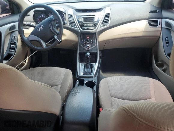 2016 Hyundai Elantra SE with VIN 5NPDH4AE1GH748247, listed as a Copart auction lot 62893425 with 90,898 mi miles and Salvage title. Bid and sale history available at DreamBid. Image 8.