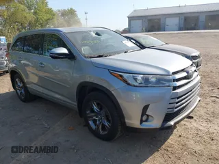2017 Toyota Highlander Limited with VIN 5TDDZRFH4HS405165, listed as a IAAI auction lot 40519059 with 124,407 mi miles and . Bid and sale history available at DreamBid. Image 1.